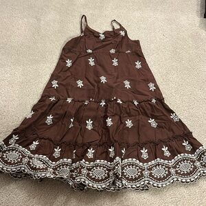 super cute brown dress